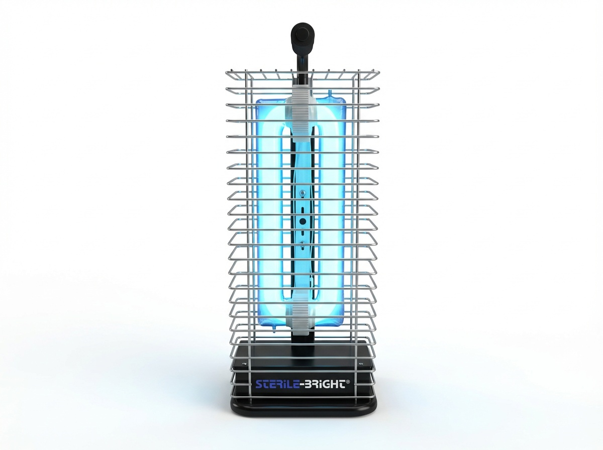 Sterile-Bright portable UV sterilization unit in a medical environment